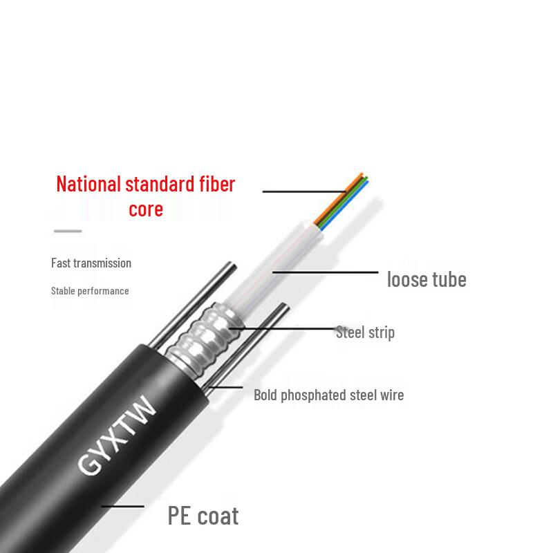 Outdoor Armored Fiber Optic Communication Cable