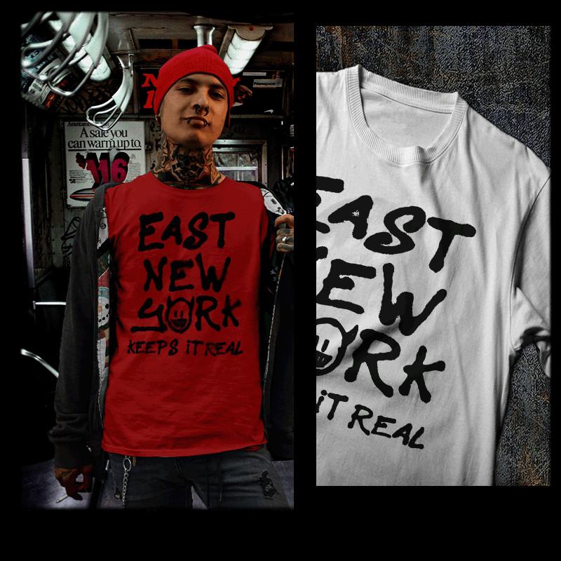 

Brooklyn T-shirt I m from BK New York NYC Brooklyn train NY 1990s east NY keeps 3XL