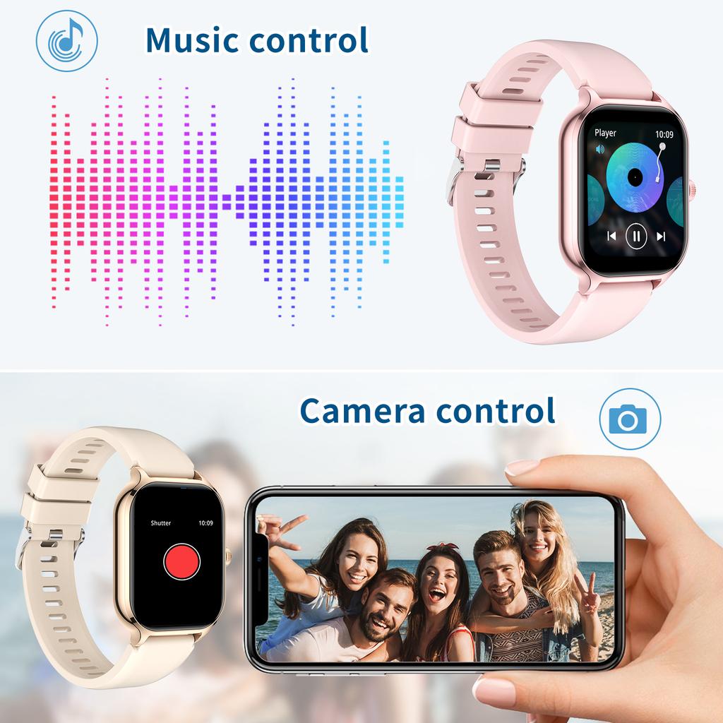 Smart watch wireless calling/dial Sport mode calling reminder and rejection fitness monitoring for /Android
