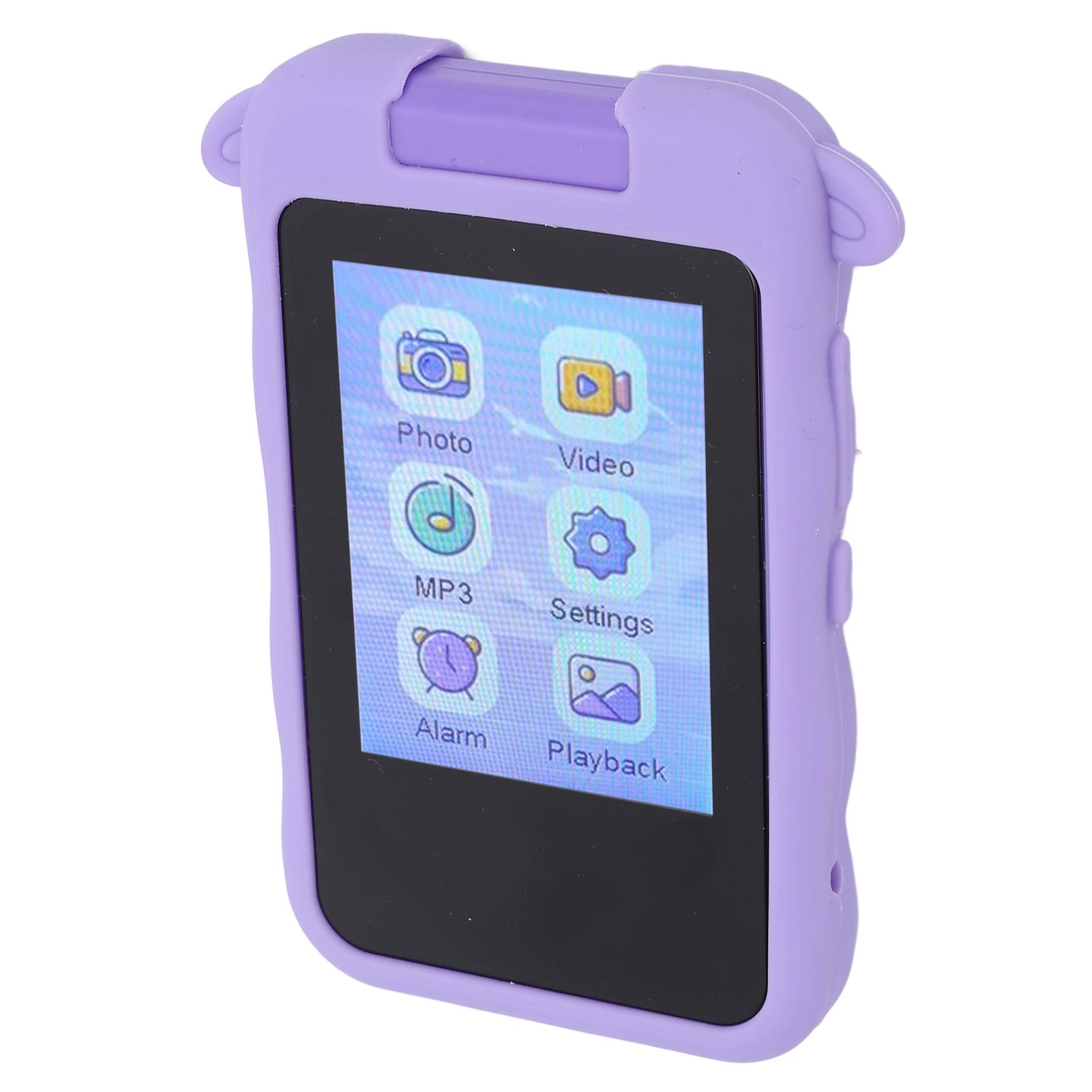 

Миниатюрный игрушечный телефон 2,8 дюйма сенсорный экран MP3 MP4 камера видеорегистратор обучающая игра для детей фиолетовый