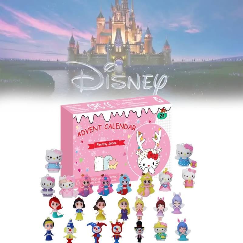 Christmas 24 Digital Countdown Blind Box Pink Cartoon Children Holiday Gift Toys