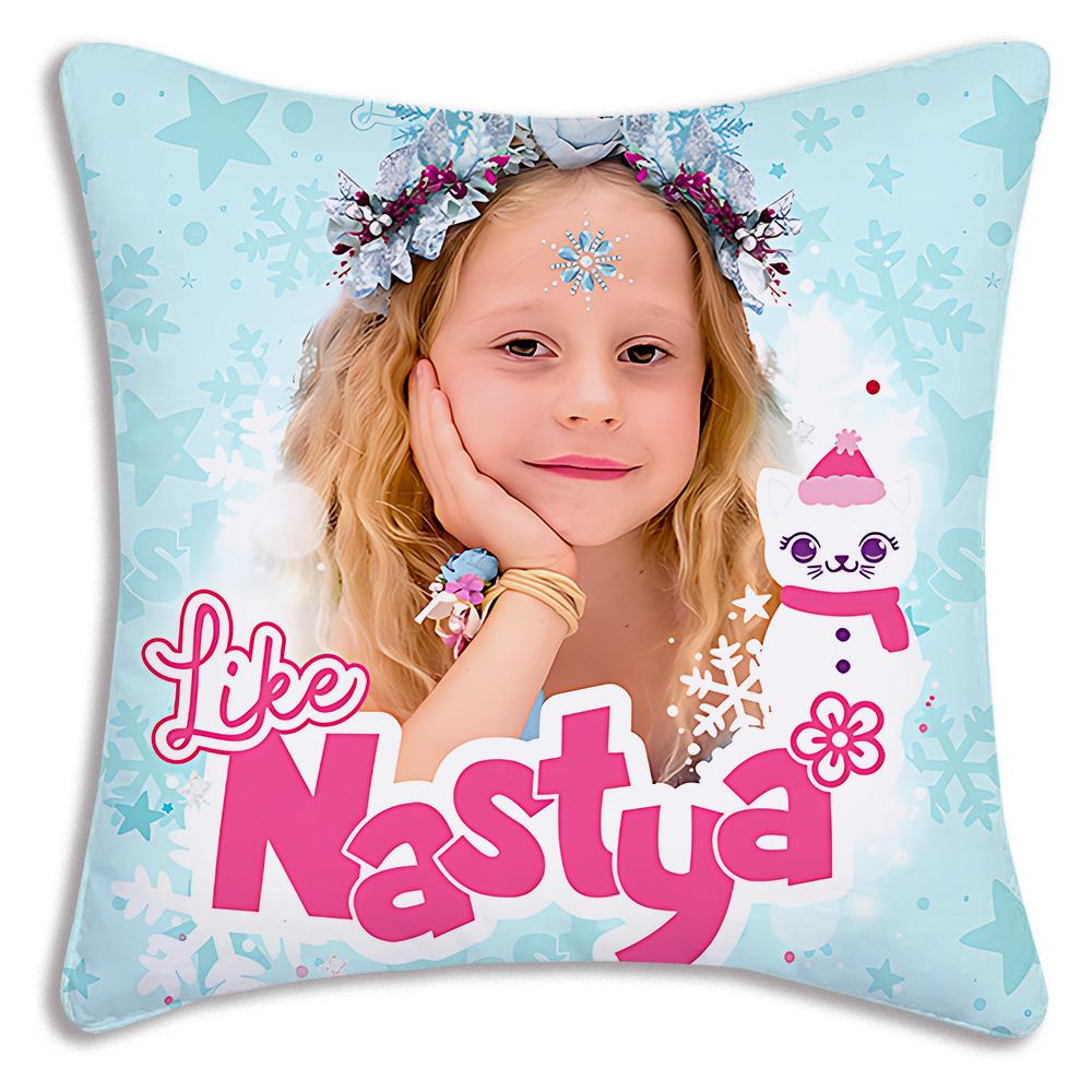 Cute Love For Dianas Pillow Covers Cartoon Sofa Decorative Home Double-sided Printing Short Plush Cute Cushion Cover