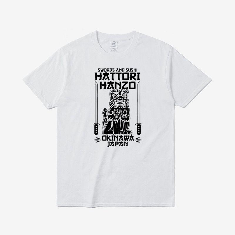 

This Japanese Hattori Hanzo Red Sword Print Features A Round Neck, Short Sleeves and Loose Fit, Suitable for Both Men and Women 4XL