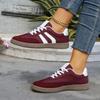 Women's German Training Shoes Spring and Autumn New Flat Retro Color-Block Casual Sports Board Shoes