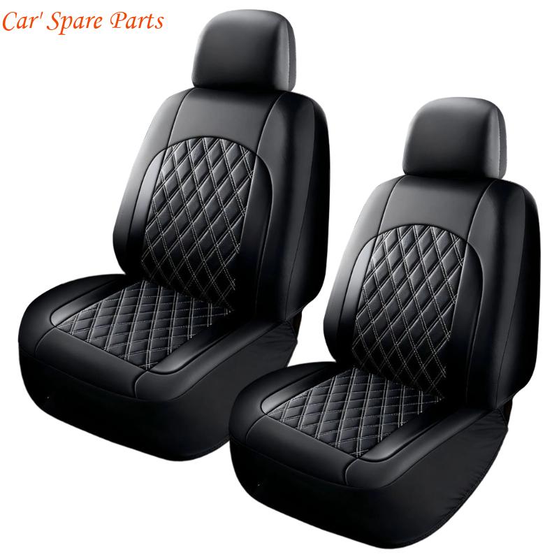 Y4UA Universelle Auto-Ledersitzbezüge Mit Diamant-Steppdesign Für Limousine SUV