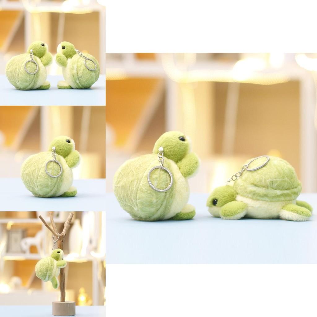Vegetable Turtle Plush Keychain With Soft Pp Cotton Filling For Kids And Collectors