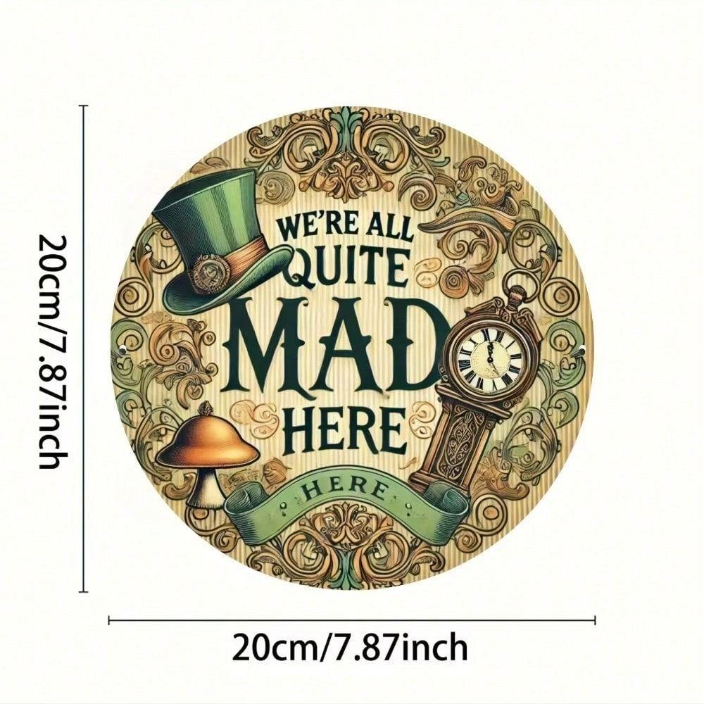 Tin Art Metal Wall Decor Painting 20x20cm