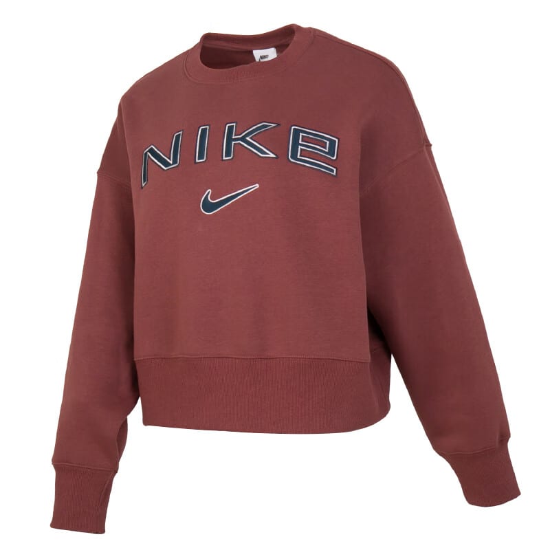 Nike Sweatshirts Women's Umber Crew Neck Moderate FV7675-218