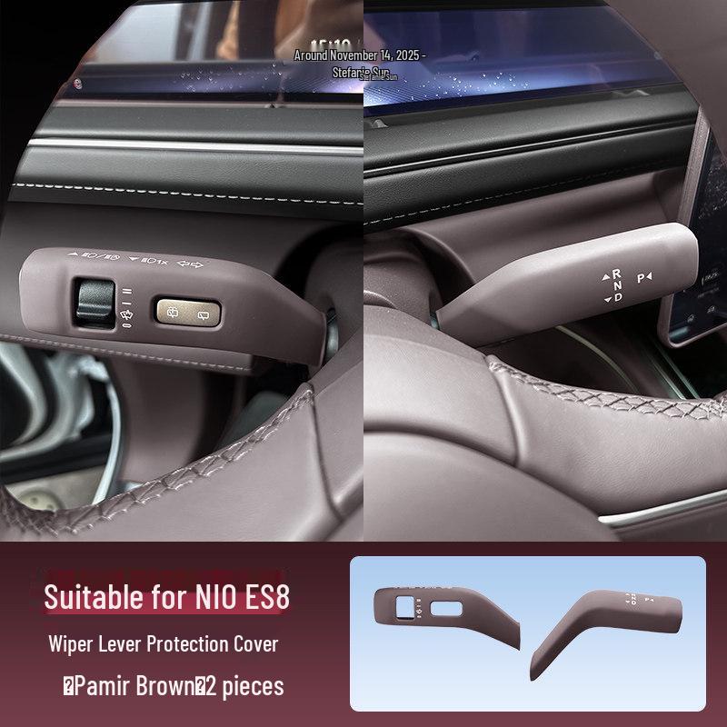 

Gear Shift Lever Cover & Wiper Stalk Decoration for 26 NIO ES8 Models - Original Car Color Accessory