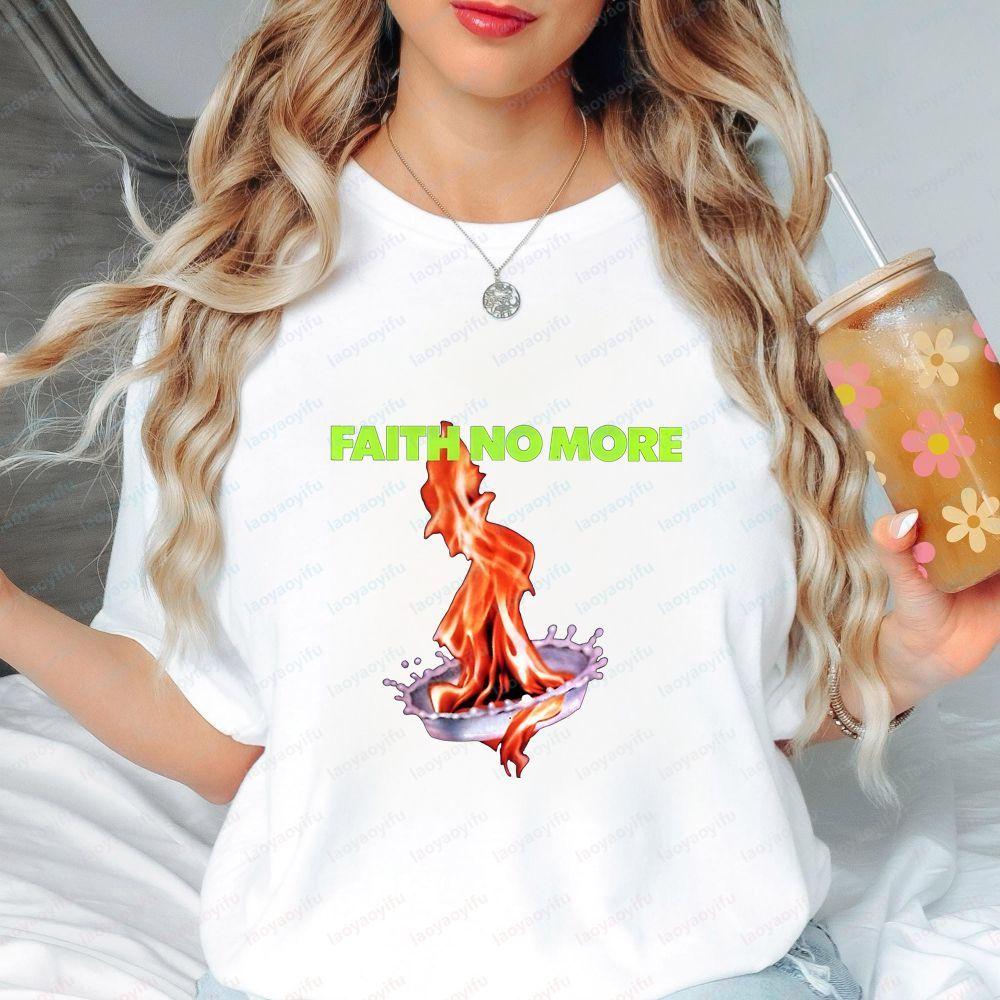 Faiths No More Band - Casual Fashion Fun Crazy Neutral Classic Short-Sleeved T-Shirt for Both Unisex and WoUnisex (Universal Fit)