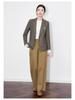 Women's Autumn Retro Plaid Brushed Suit Jacket