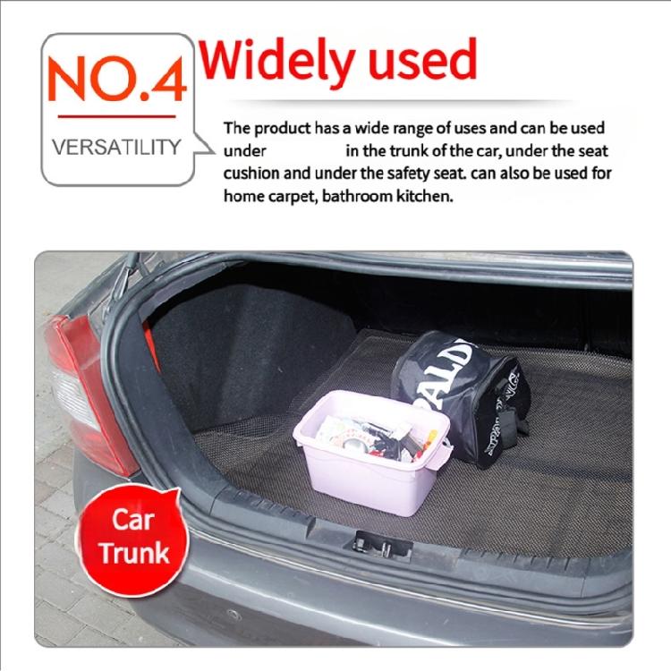 Premium PVC Car Trunk Mat Antiskid Surfaces Universal Size Trimmable Mat For Sedans SUVs And Minivans Interior