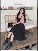Trendy Doll Collar Lace Slim Dress - Summer French Tea Break