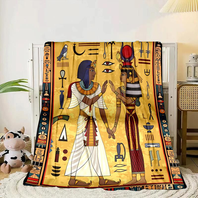 Ancient Egyptian Hieroglyphics Blanket Flannel Blanket Throw Blanket Sofa Cover Blanket Soft Premium Blanket Picnic Blanket Tv Blanket Gifts
