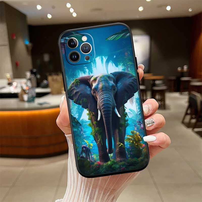 UP1 Animal Elephant New High-End Shell Phone Case for Redmi Note 8 9 Pro Max 9S 9T 9C NFC 8T 8A 10A A4