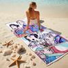 1pc KPop Demon Hunters10 Beach Towel, Comfortable and Thick, and Swimming/Bath/Picnic/Camping Towel, Suitable for Seaside Beaches