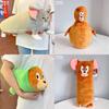 Adorable Tom And Jerry Deformed Plush Toy Doll Cuddly Cartoon Tom Cat Jerry Mouse Gift