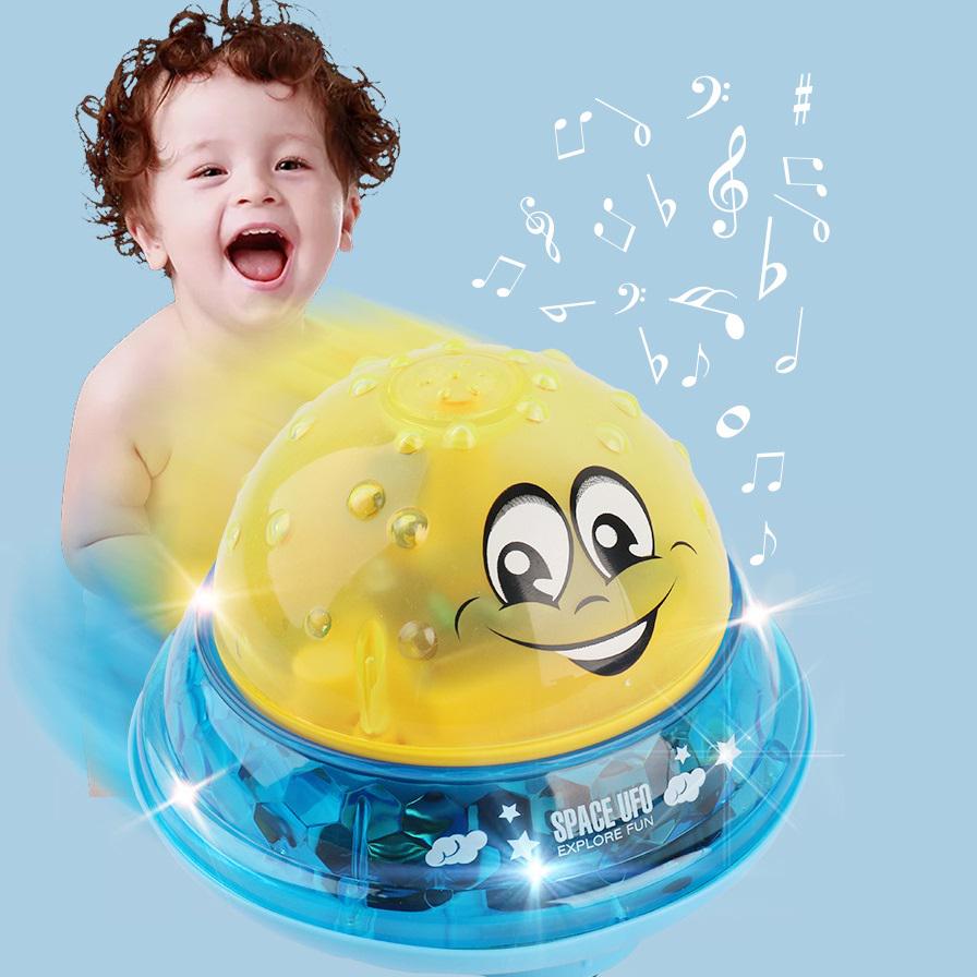 Bath Toys Spray Water Light Rotate with Shower Pool Kids Toys for Children Toddler Bathroom Toys