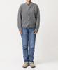 BEAT&SLNC Morrow Crewneck Cardigan (Melange Grey)