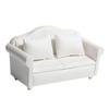 Accessories Miniature Ornaments Simulation Sofa Furniture Model Toys Mini Wooden Sofa Love Seat