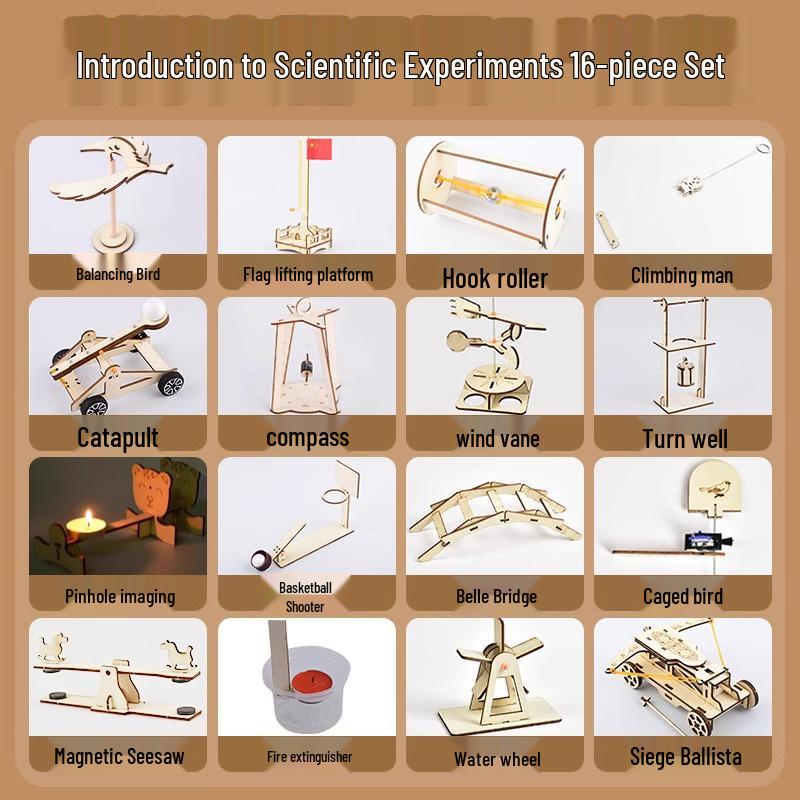 

Набор для научных экспериментов «Сделай сам» для учеников начальной школы: Физические изобретения учебные пособия