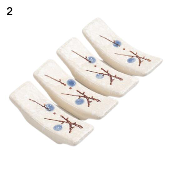 4 szt. Mały uchwyt na pałeczki Piękny uchwyt na pałeczki w stylu japońskim