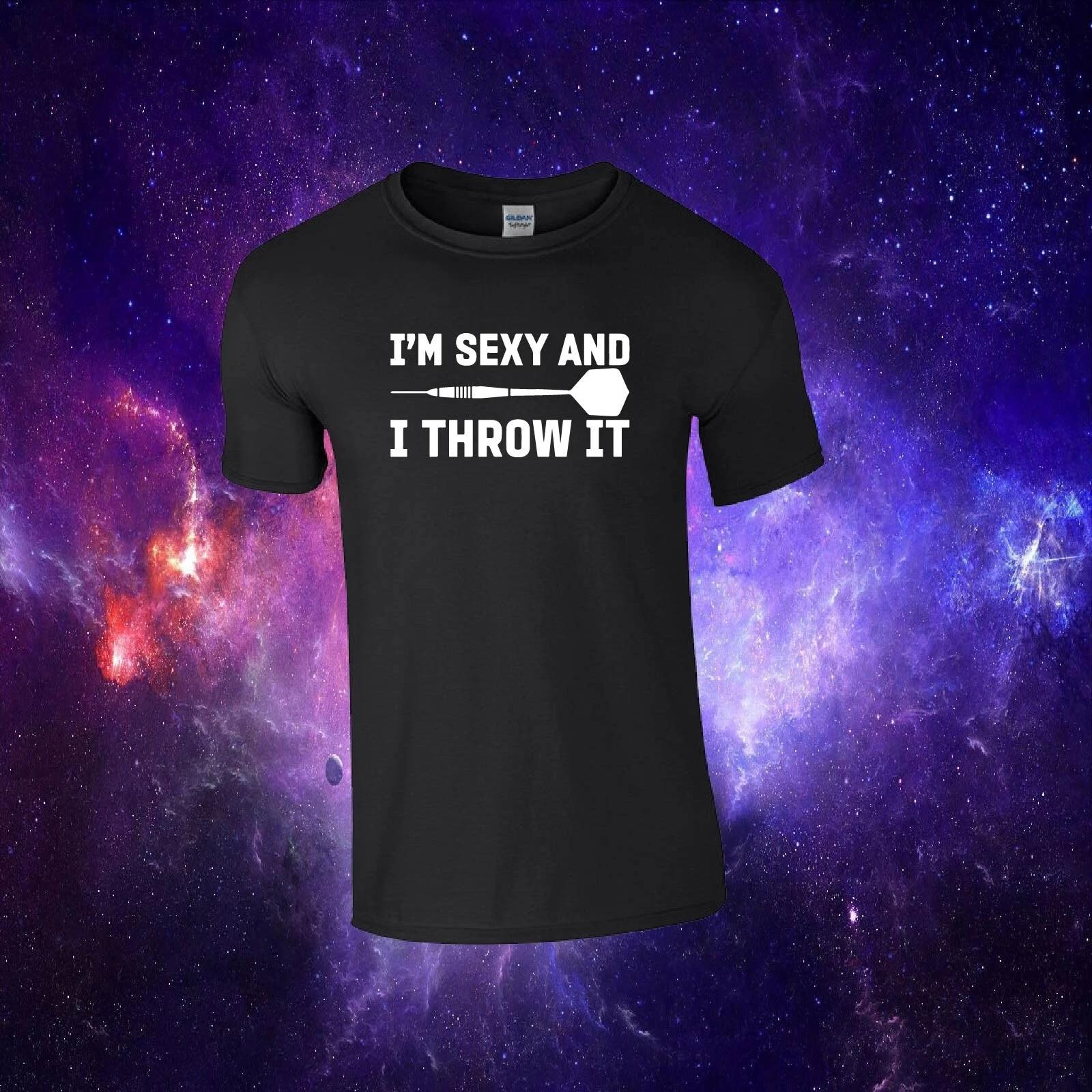 I m Sexy And I Throw It Funny Dart Gift Kids/Adults Top T-shirt 2XL