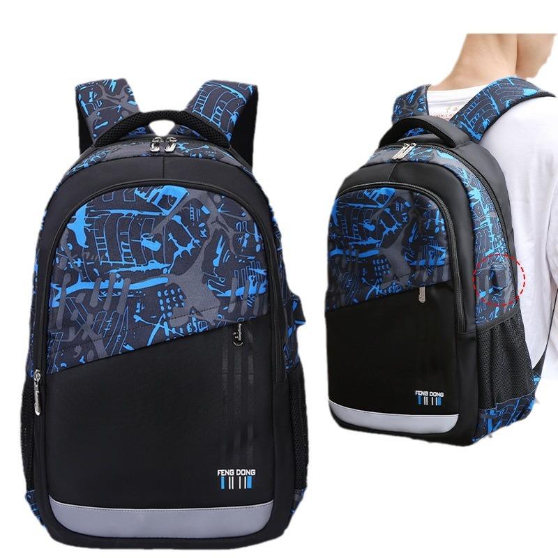 Universal Lightweight Large Capacity Backpack: Wear-resistant, Multifunctional, Load-reducing Travel & Student Schoolbag.