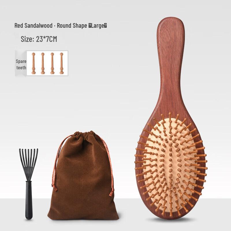 LIEI Air Cushion Sandalwood Paddle Comb