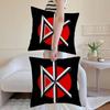 D-Dead Kennedys Kissenbezug Anti-Milben Kissenbezug Versteckter Reißverschluss seidig Sofa Kissenbezug