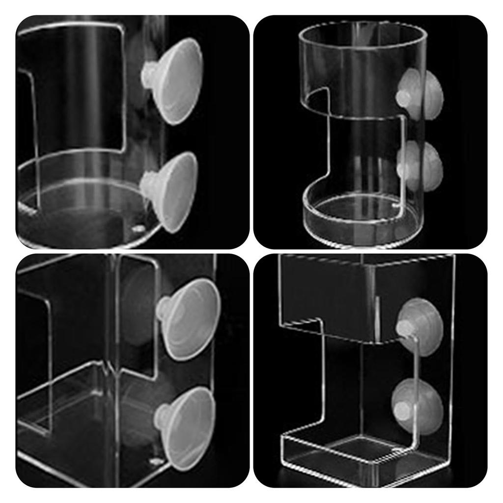 Transparent Fish Feeder, Feeding Circle Feeding Tube Sinking Type, Suitable For Freshwater And Seawater Fish Tanks, Convenient