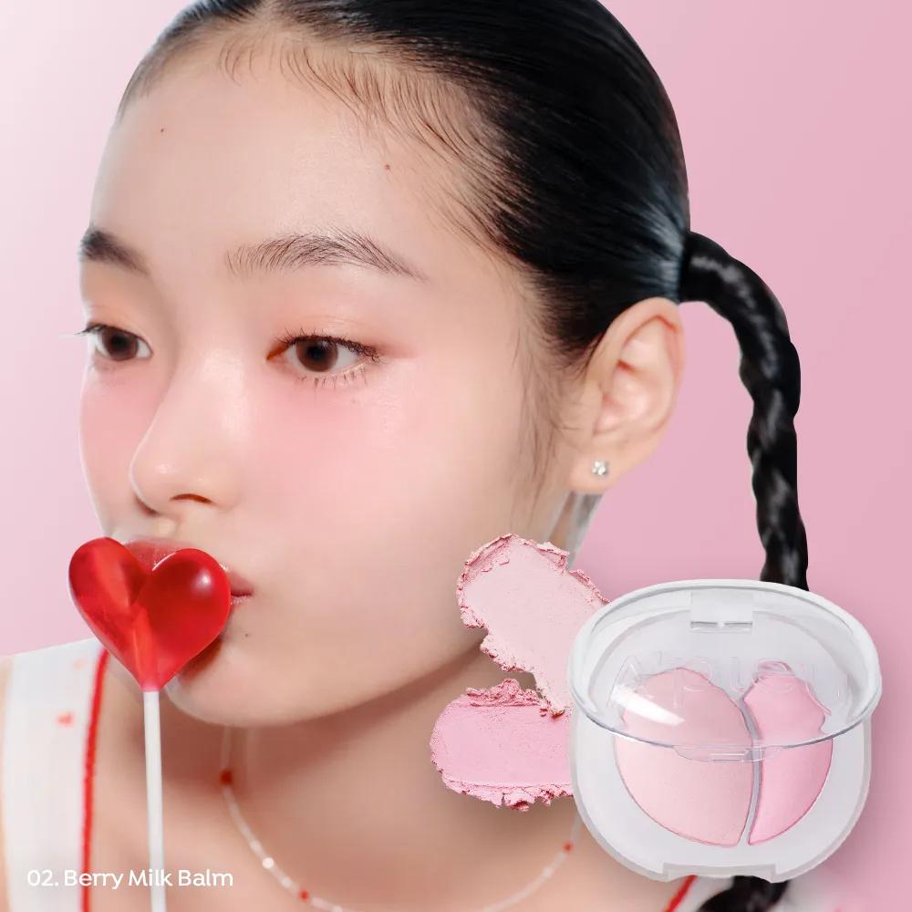A’pieu Mood Blending Jelly Cheek Balm (4 Colors) 01 Peach Coral Balm