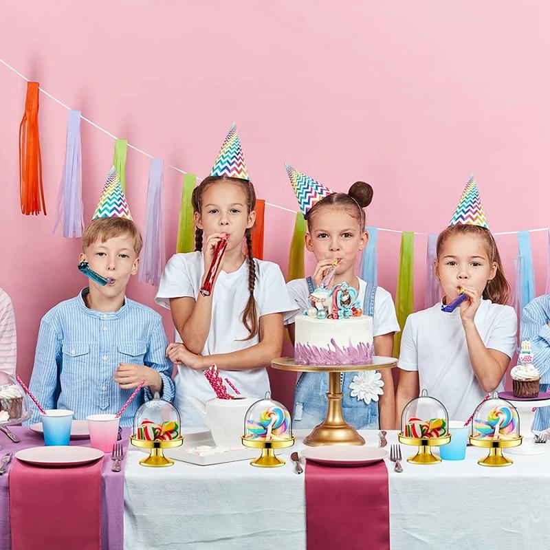 8/4 stücke Klar Mini Candy Dessert Halter Cupcake Display Stand Platte mit Deckel Hochzeit Geburtstag Party Decor Versorgung Baby Dusche Box