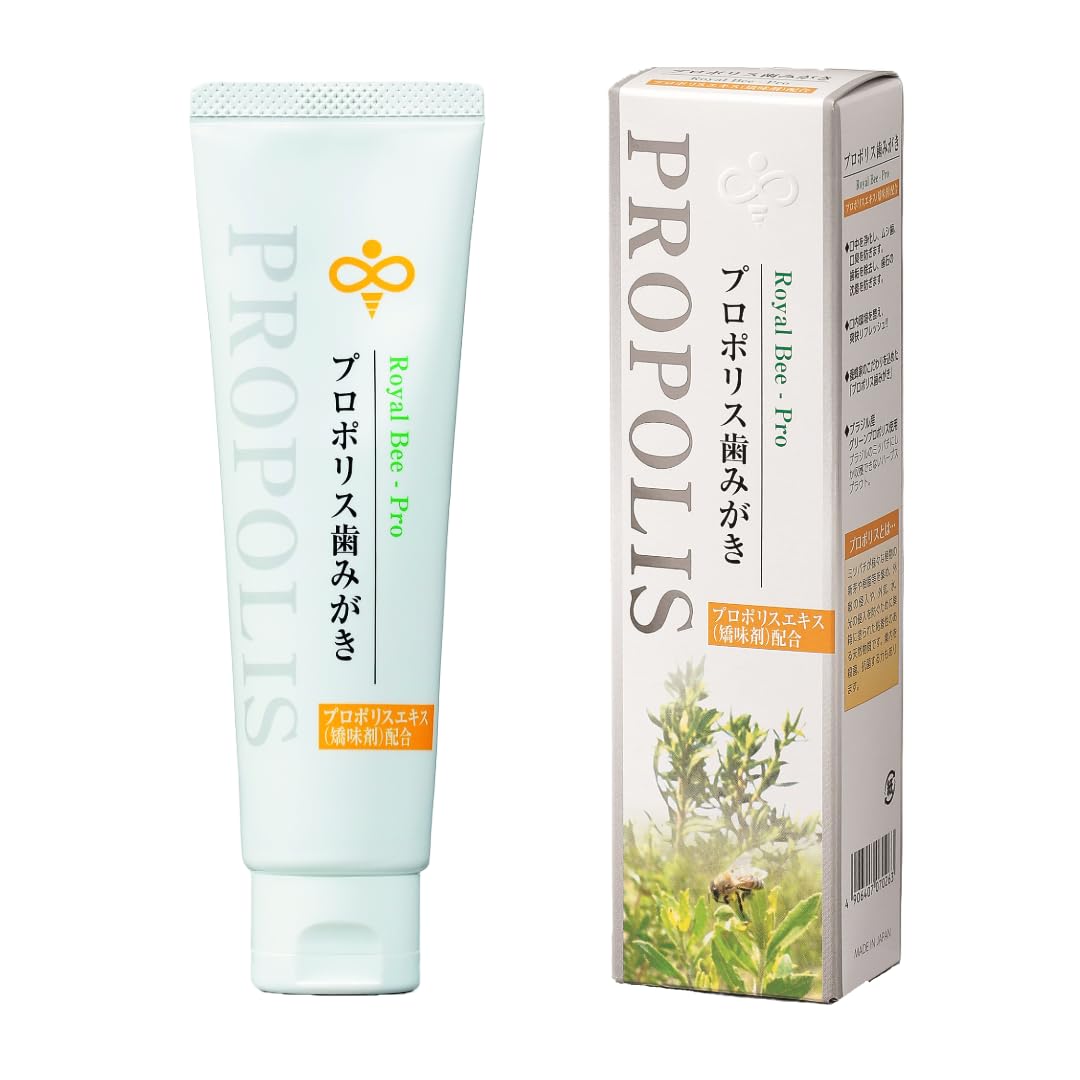 

Propolis toothpaste [Bee-Pro] Contains propolis extract, cleanses the mouth, prevents bad breath, and provides bad breath care. Uses Brazilian green