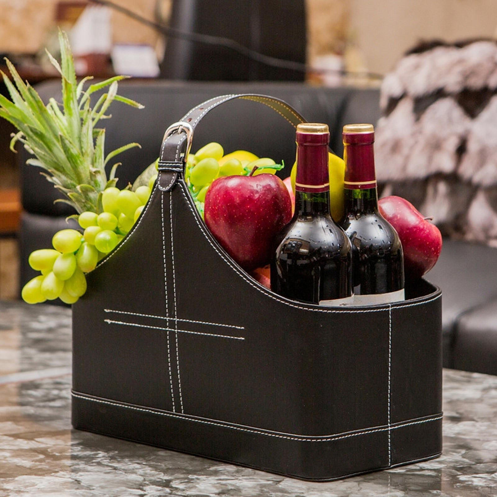 

Фруктовая подарочная корзина, корзины для хранения продуктов, органайзер, портативная упаковка, ручная работа S