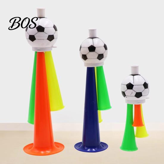 Soccer Fan Horn 2Pcs Cheering Horn, 3 Tone Sports Noise Maker, Stadium Toy Handheld Football Trumpet for Game Day, Party Accessory Kids