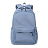 Solid Color Students School Bag Nylon Teenagers Shoulder Bag Fashion Preppy Style Backpack  School