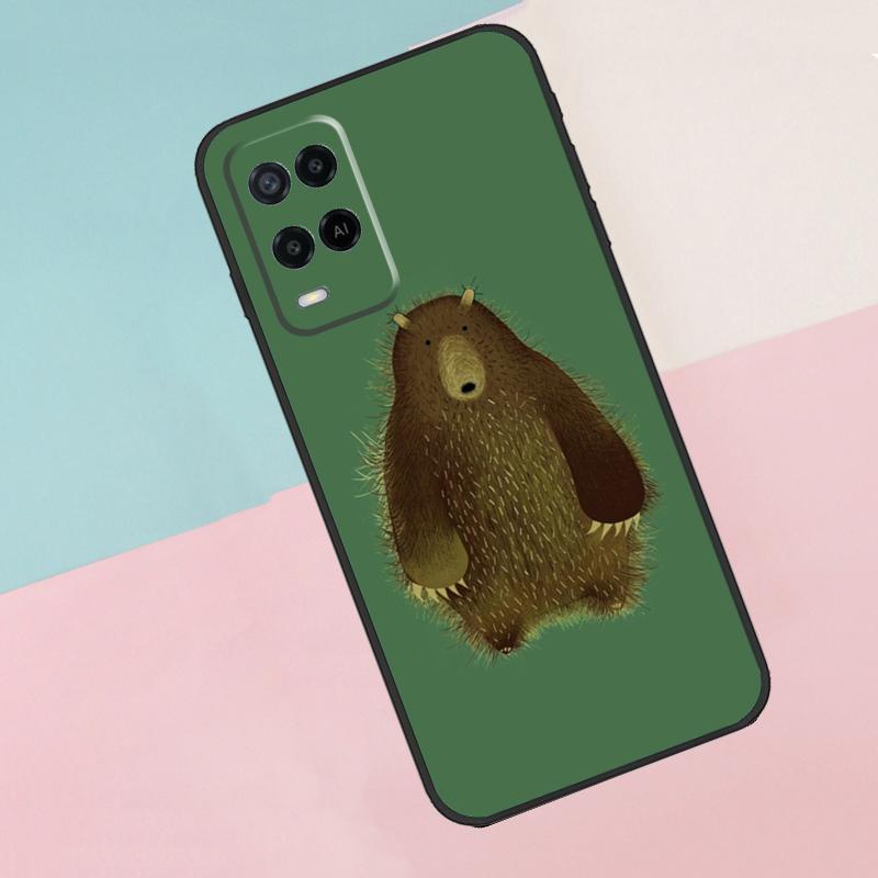 

Cartoon Grizzly Bear For Oppo A17 A77 A60 A74 A94 A54 A18 A38 A58 A78 A98 A40 A80 A16 A76 A96 A15 A57S Phone Case OPPO A96 4G