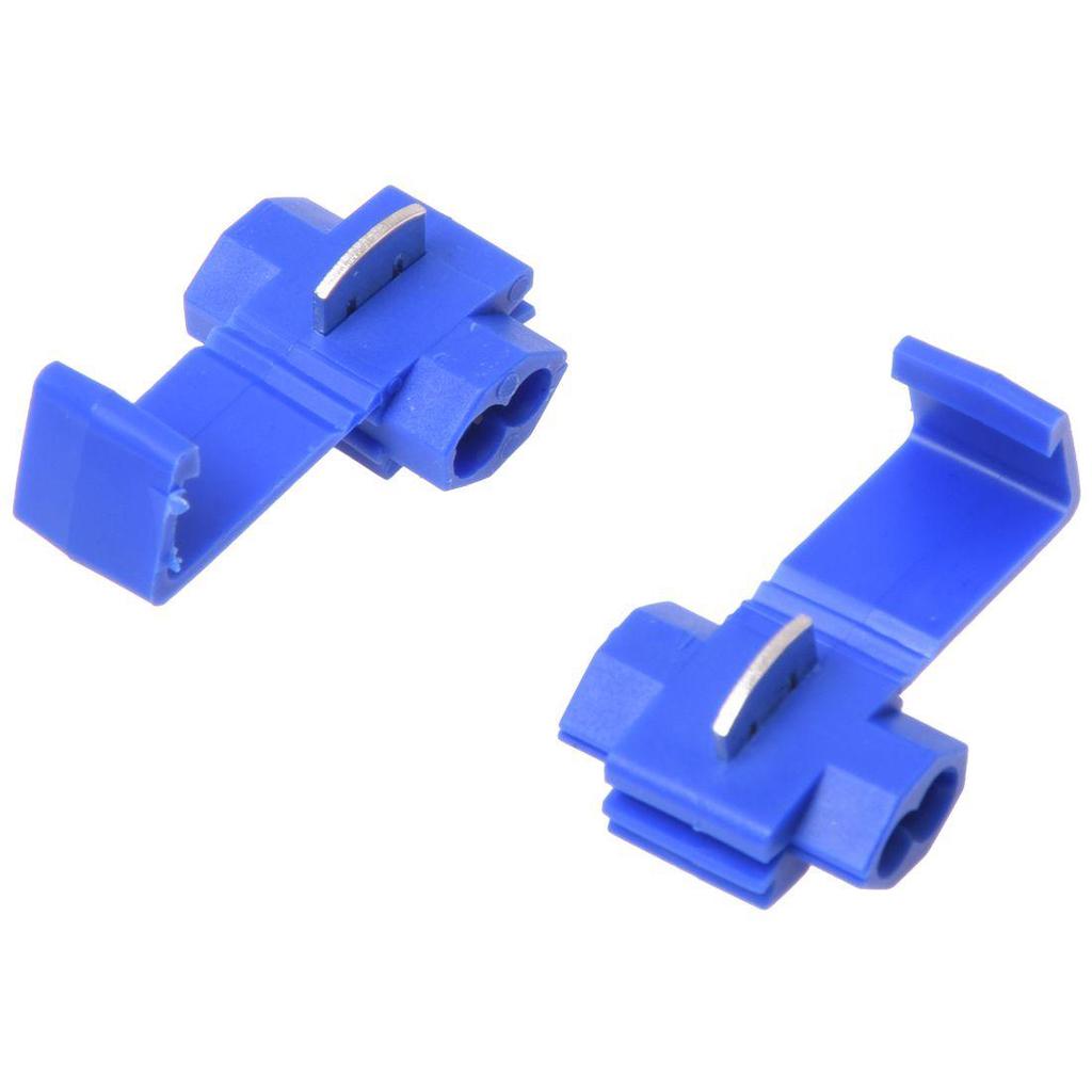 50 Stücke Blau Elektrische Lock Drahtverbinder Schnellverbinder Crimp Zubehör