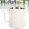 Pointed Spout Milk Pitcher 304 Stainless Steel Espresso Steaming Pot  Coffee Preparation