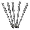 High Speed Eccentric Drill Bit Set for Glass Tiles 5pcs Tungsten Steel Alloy