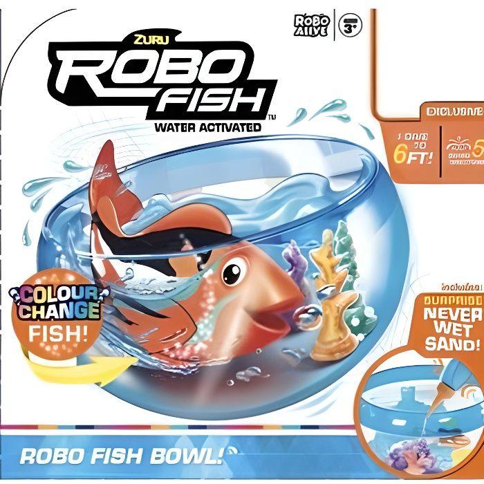 Jouet - ZURU - Aquarium Robo Fish - Poisson Nageur Avec Sable Magique - 3 Ans Et Plus