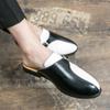 2024 Halbschuhe für Herren Leder Pantoletten Herren Freizeitschuhe Herren Fahrschuhe Sommer Groß Übergröße Slipper Hausschuhe Herren Pantoletten