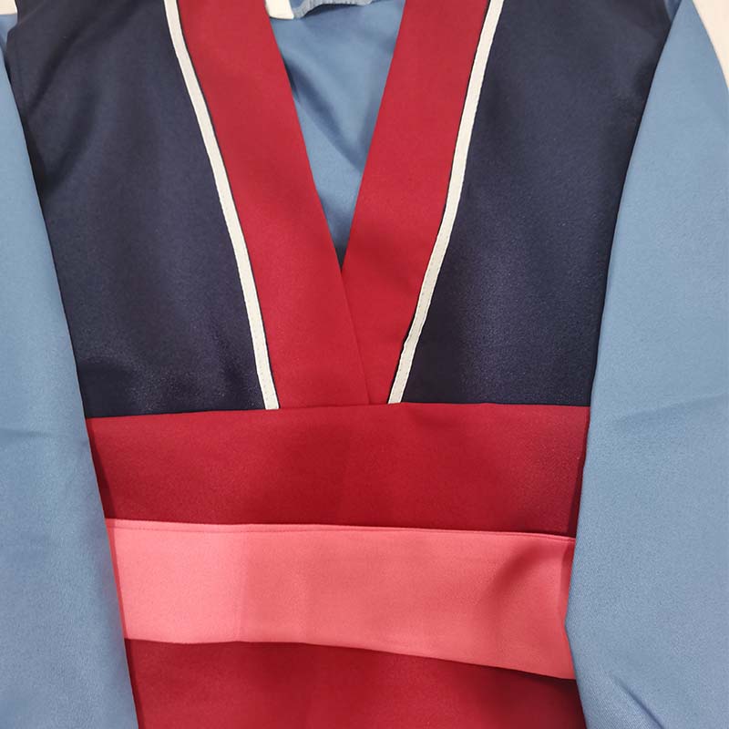 Mulan Cosplay Costume Women Princess Mu Lan Dress Chinese Hanfu Heroine Outfit For Halloween Comic Con