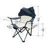 UOSUUOSU Portable Outdoor Folding Armchair
