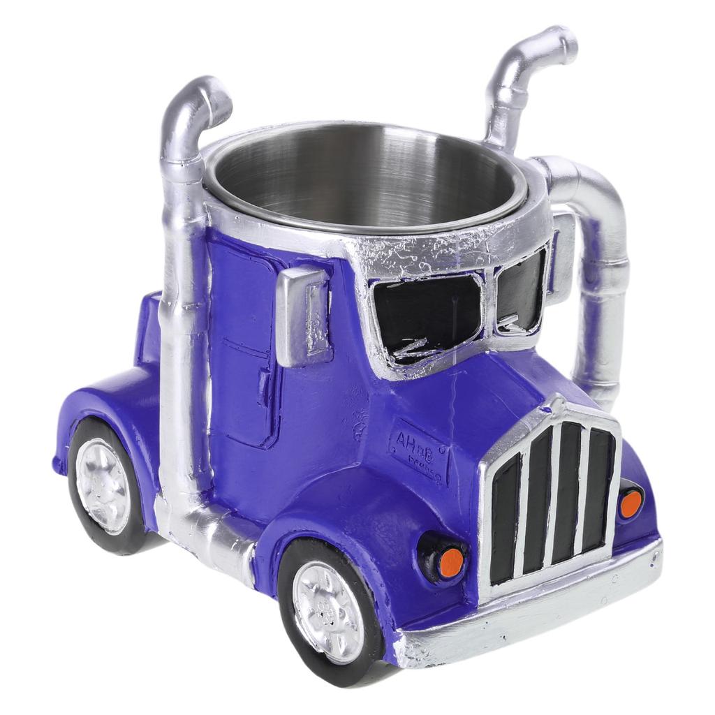 Handgefertigte Tasse in LKW-Form, 354 ml, Kaffeetasse aus Kunstharz für Zuhause und Büro, Dekoration, Wasserbecher, einzigartiges Geschenk