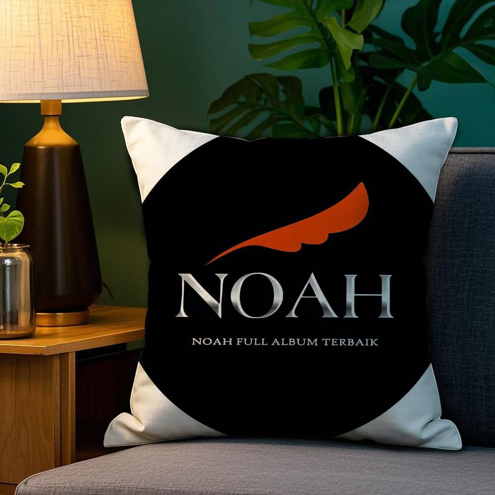 N-NOAH-HH Kissenbezug Anti-Milben Kissenbezug Unsichtbarer Reißverschluss Seidiger Kurzer Plüsch Sofakissenbezug