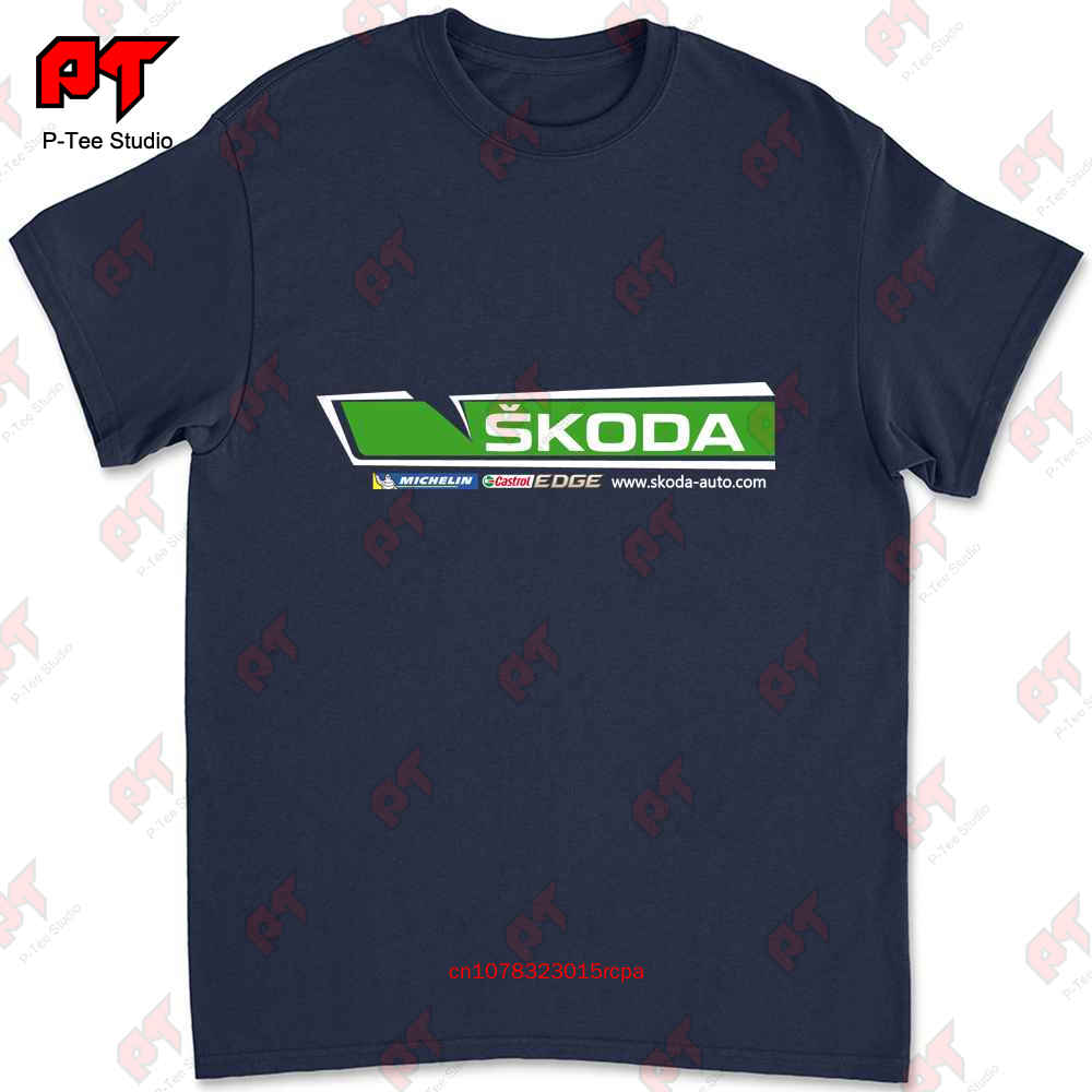 

Skoda Motorsport Ралі Fabia Wrc S2000 Гоночний Спортивний Автомобіль 2018 Футболка 5SIA XL
