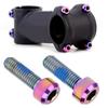 Mountain Bike Stem Screw Titanium Alloy Road Bicycle Seat Tube Clip Ring Fixed Accessory