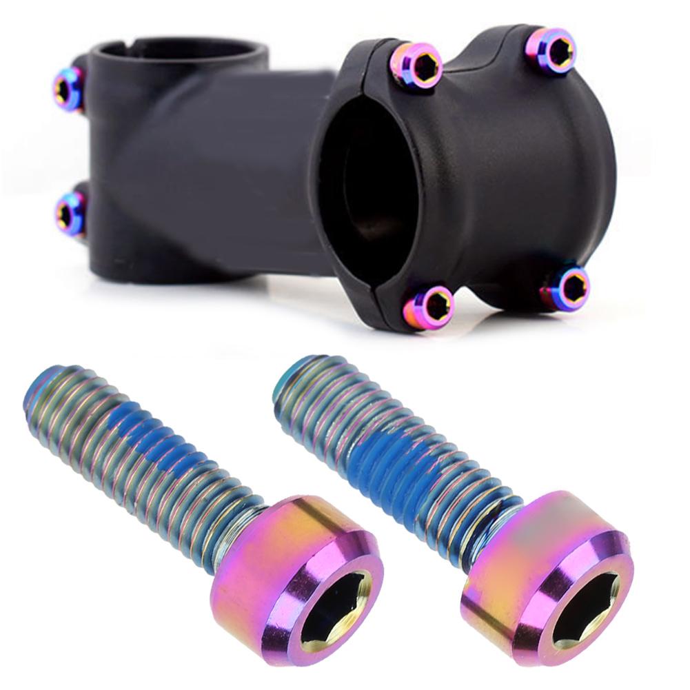 Mountain Bike Stem Screw Titanium Alloy Road Bicycle Seat Tube Clip Ring Fixed Accessory